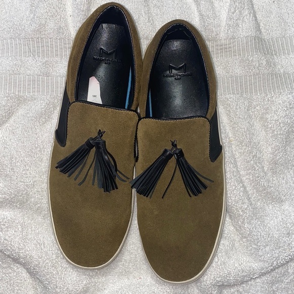 Marc Fisher Sadee 2 Tassel Slip On suede Sneaker - Picture 1 of 3